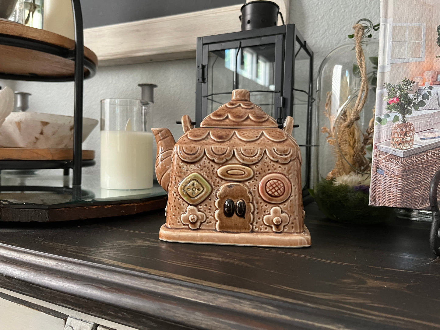 Cute Japanese Style Teapot - Brown - Cozy Ceramic Tea Pot