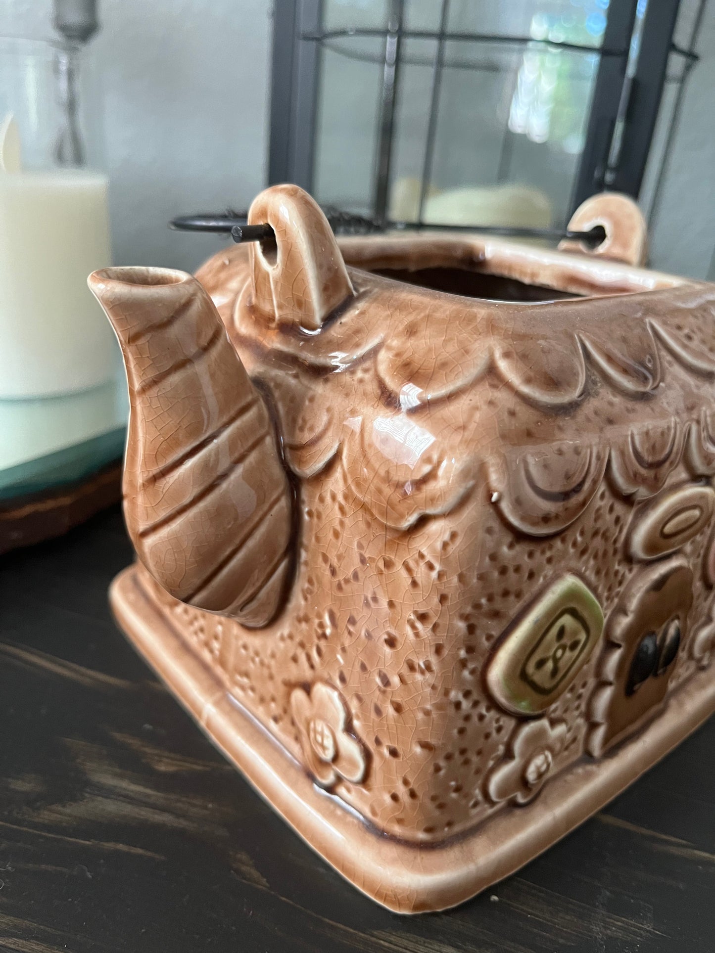 Cute Japanese Style Teapot - Brown - Cozy Ceramic Tea Pot